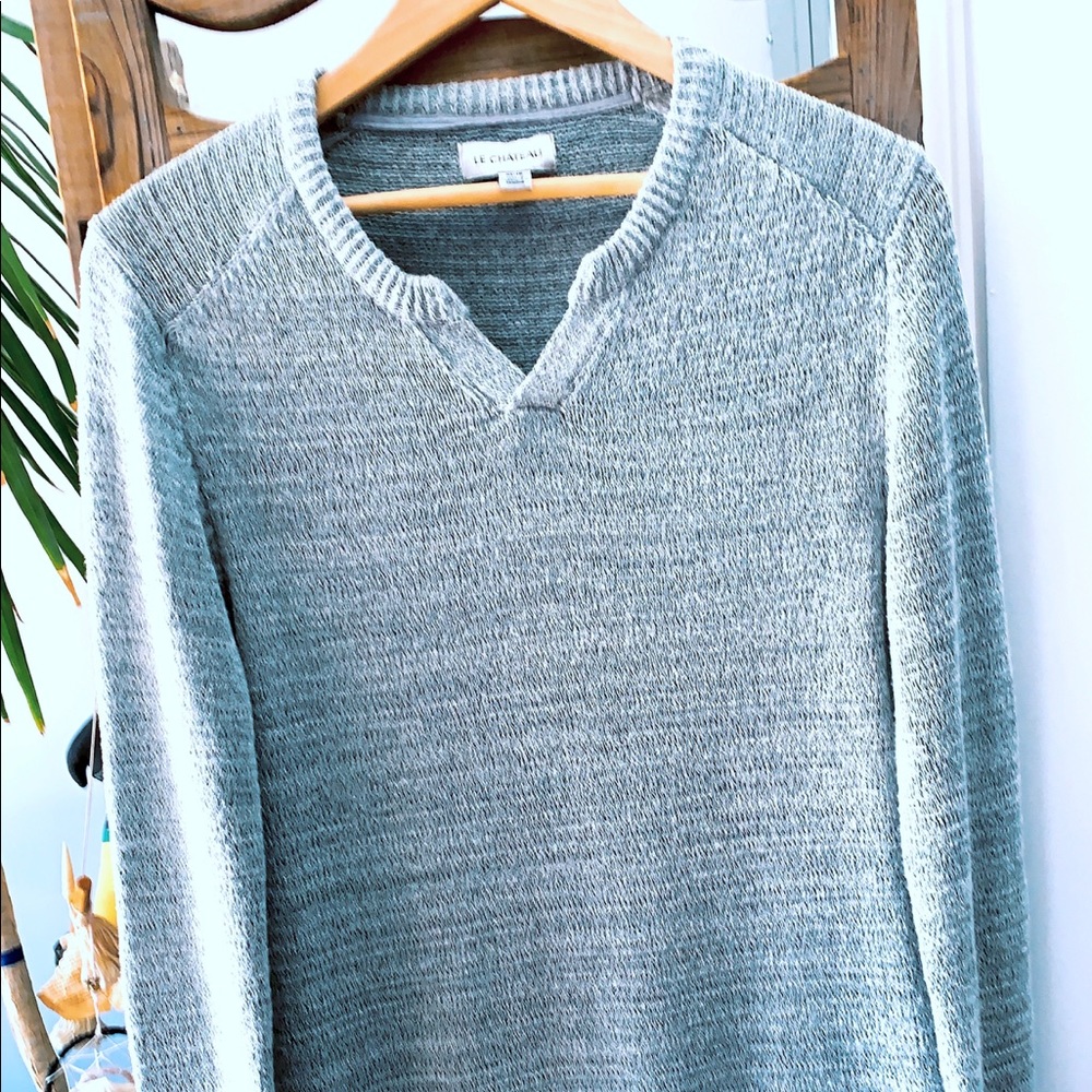 Men’s Woven Beach Sweater